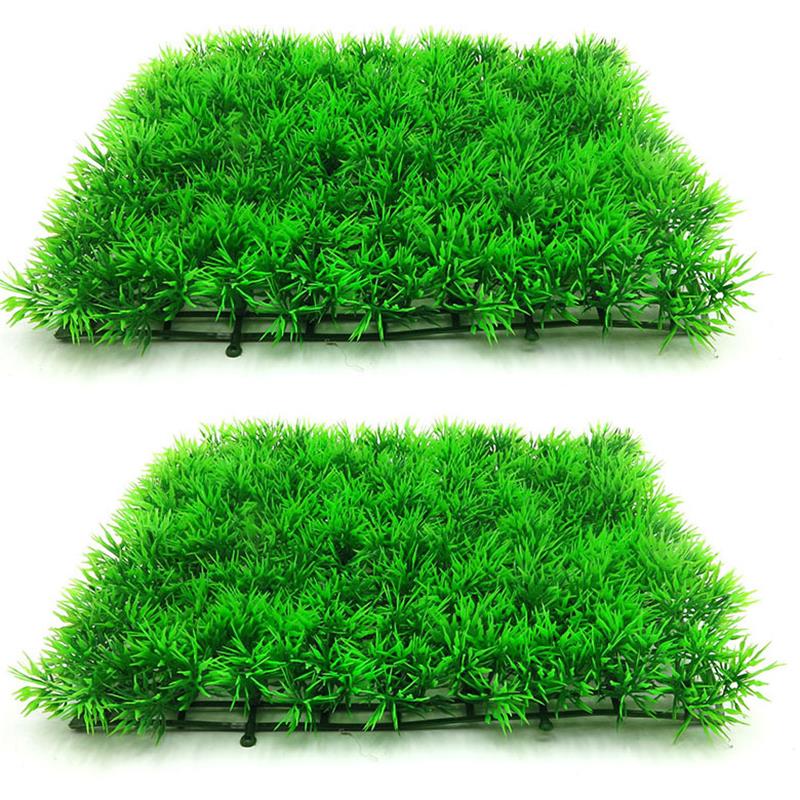 Planted Aquarium Moss - 인공 녹색 잔디 식물 잔디 잔디