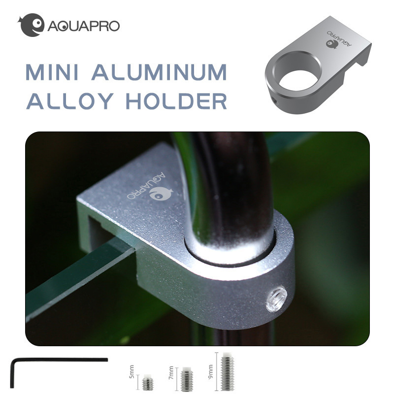 Aquarium Planted Filter - 수족관 미니 알루미늄 합금 홀더 고정