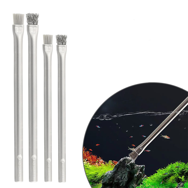 Planted Aquarium Algae - Aquapro 조류 브러시 청소 브러시 ​​물고기