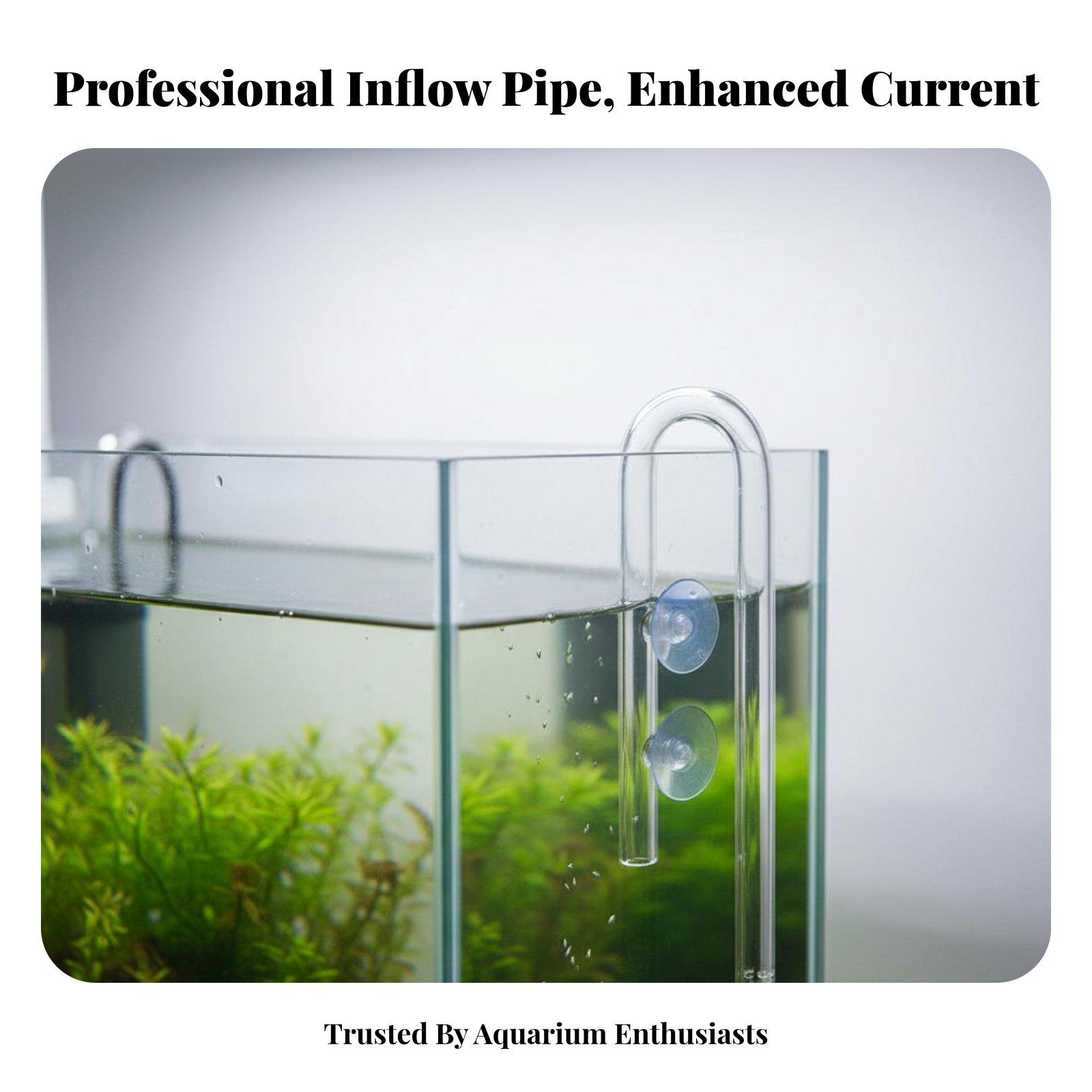 우아한 수중 유입 유리 릴리 파이프 수족관 물 유입 장 - Aquarium Plant Nutrients 리뷰 및 가격