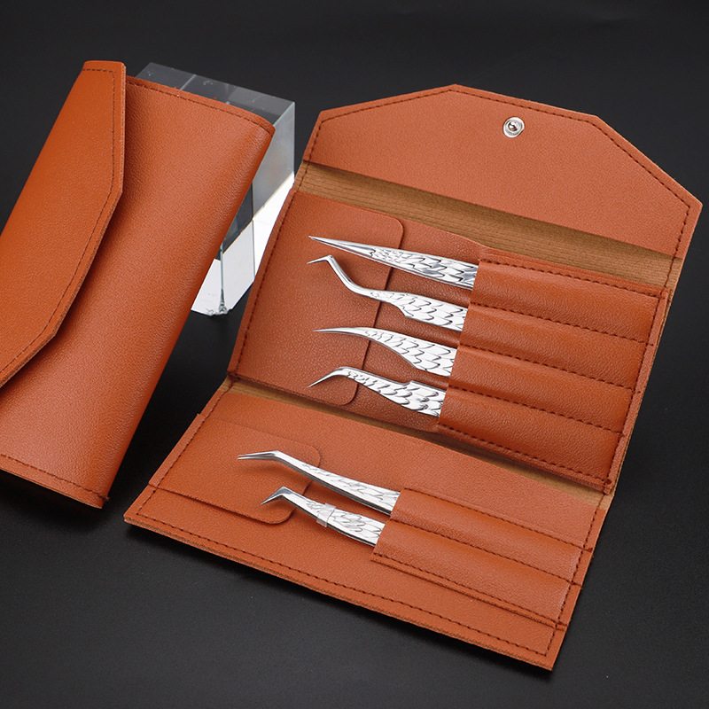 가짜 팬 속눈썹 확장을위한 6PCS 가짜 속눈썹 족집게 - Planted Clip Tweezers 리뷰 및 가격
