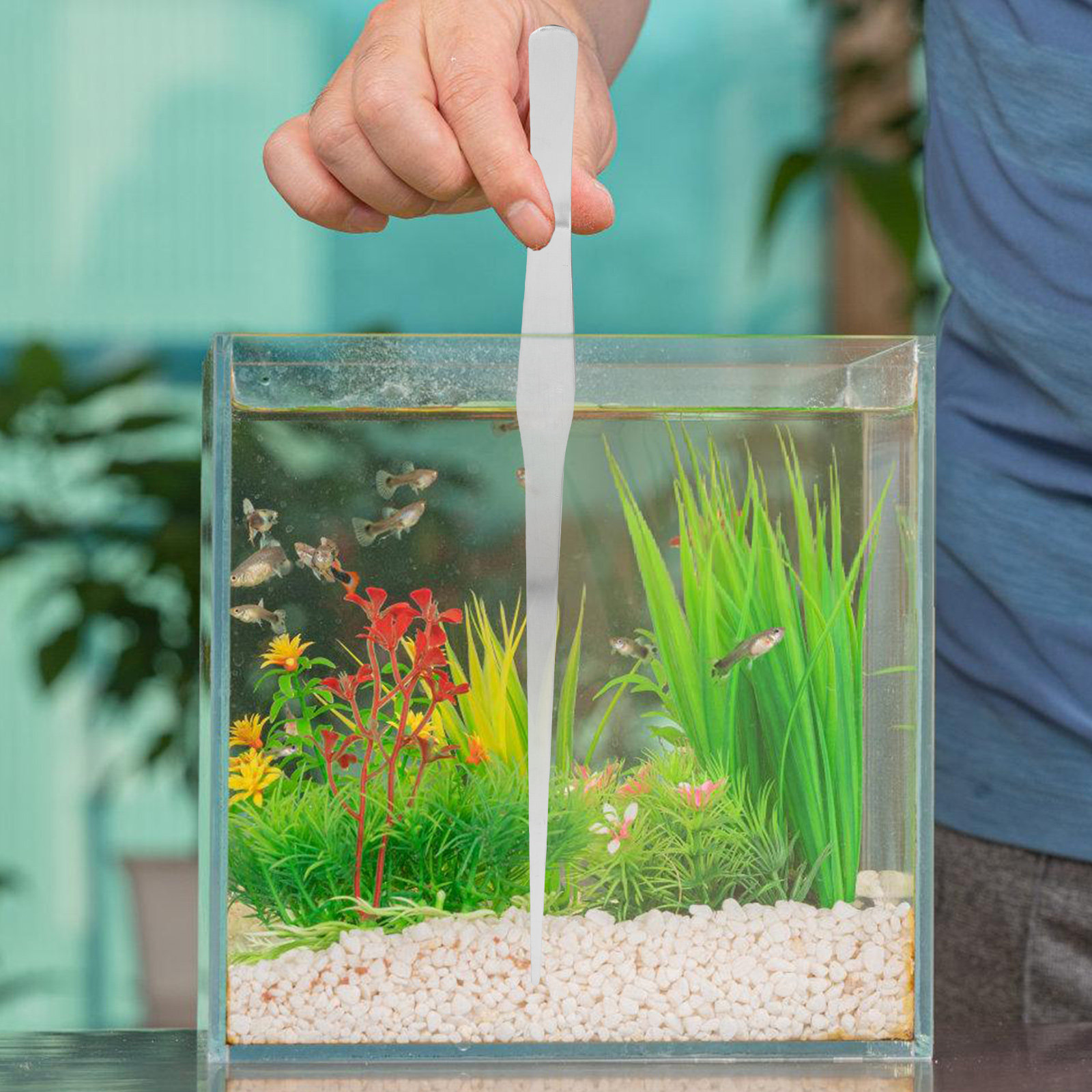 수초 핀셋 스테인리스 스틸 38cm 수족관 핀셋 직선형 - Planted Aquarium With Gravel 리뷰 및 가격