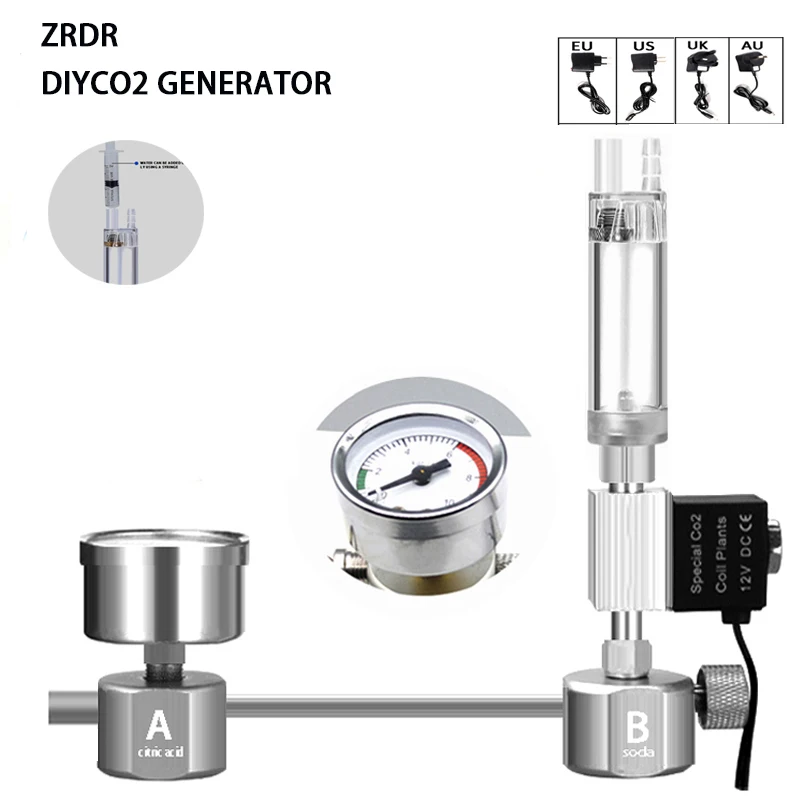 수족관 DIY CO2 반응기 생성기 시스템 키트, 수족 - Planted Aquarium Co2 Kit 리뷰 및 가격