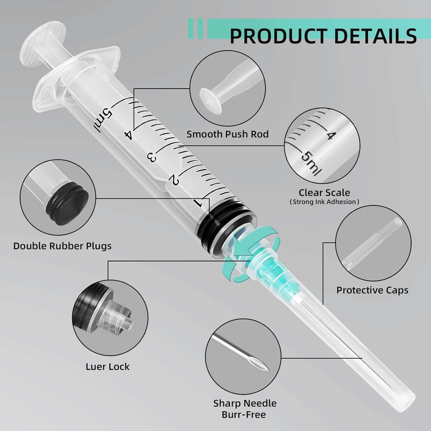5ml 루어락 주사기, 애완동물 및 농장 동물, 산업용 - Aquarium Planted 리뷰 및 가격