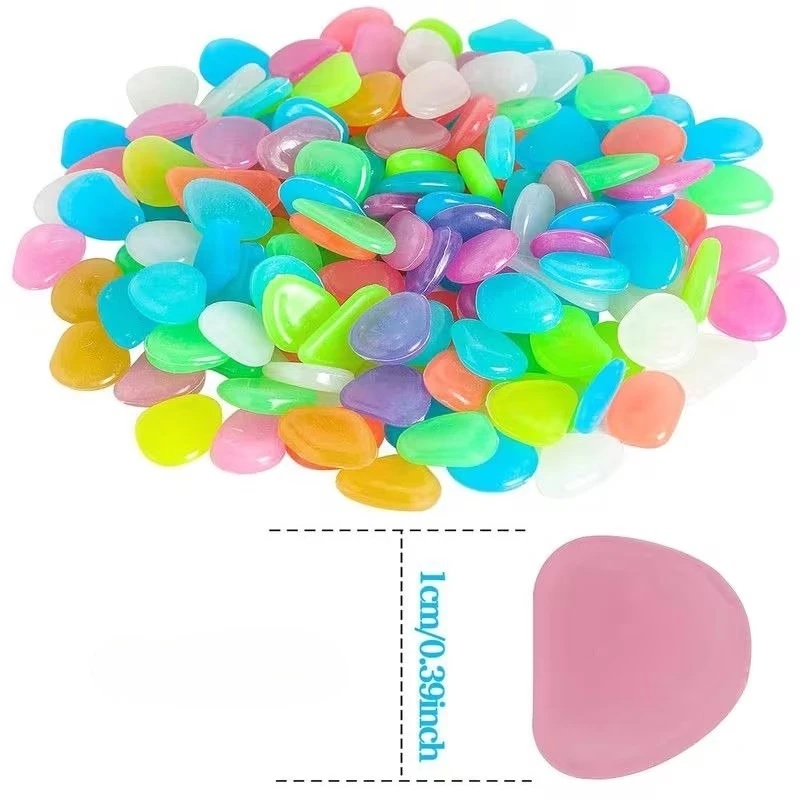 50-200pcs 어둠 속에서 빛나는 조약돌 빛나는 미 - Aquarium Planted 리뷰 및 가격