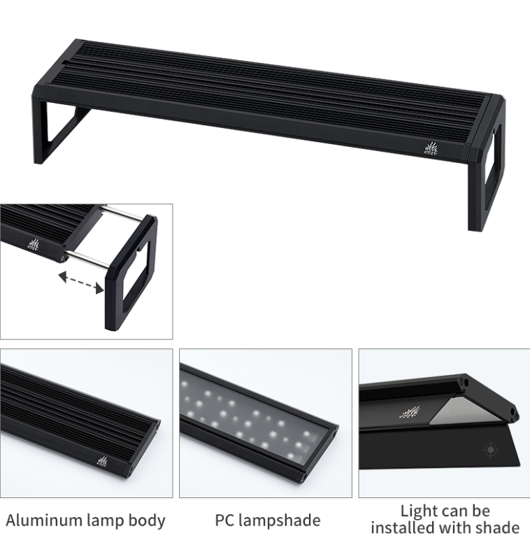 위크 아쿠아 M 시리즈 RGB UV LED 수족관 조명 - Aquarium Plant Grow Light 리뷰 및 가격