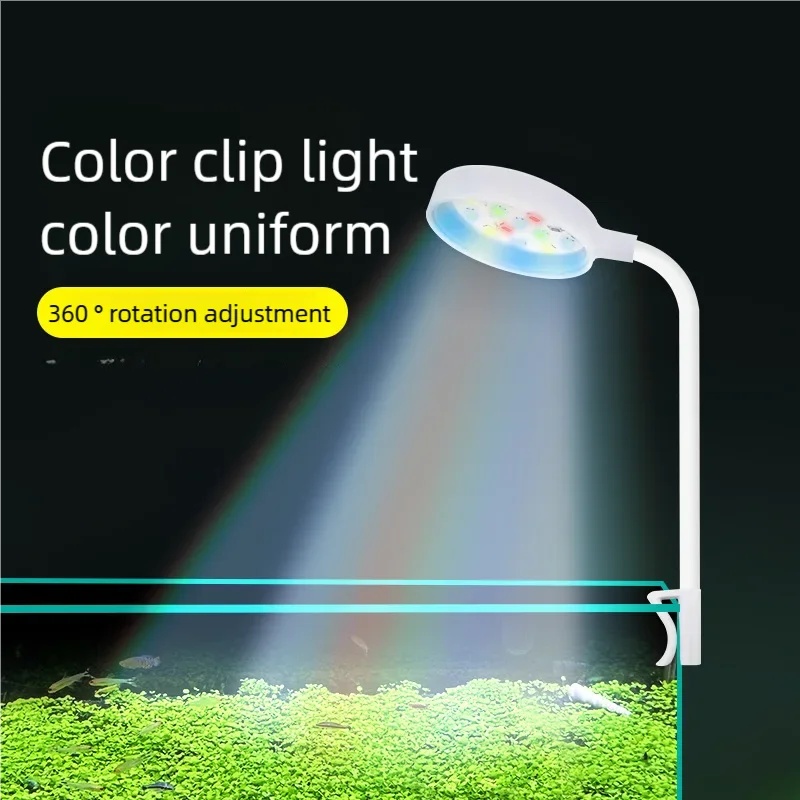3W LED 클립형 수족관 조명 풀 스펙트럼 USB 어 - Aquarium Plant Grow Light 리뷰 및 가격