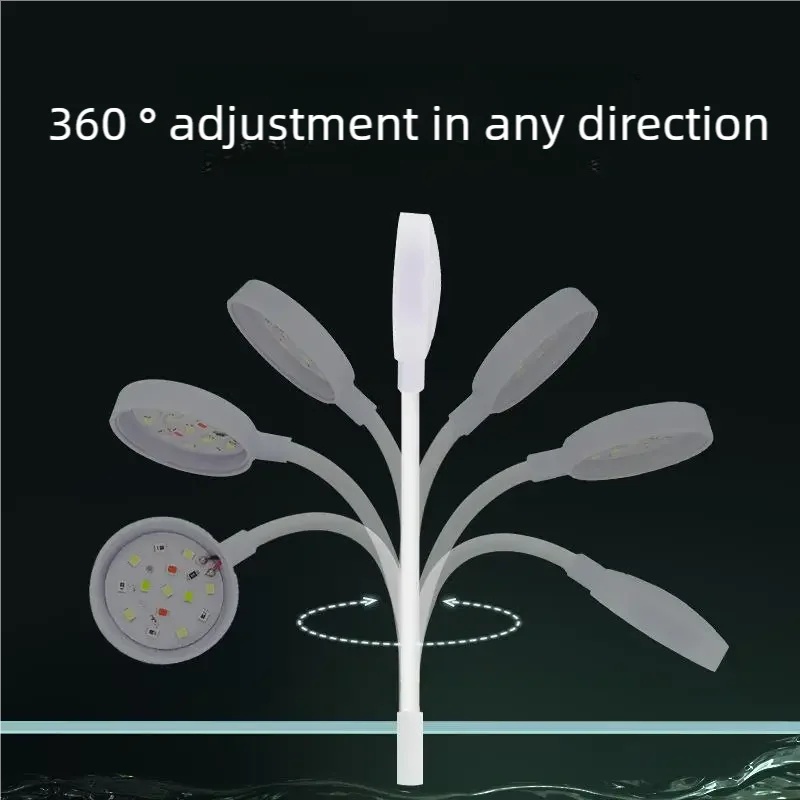3W LED 클립형 수족관 조명 풀 스펙트럼 USB 어 - Aquarium Plant Grow Light 리뷰 및 가격