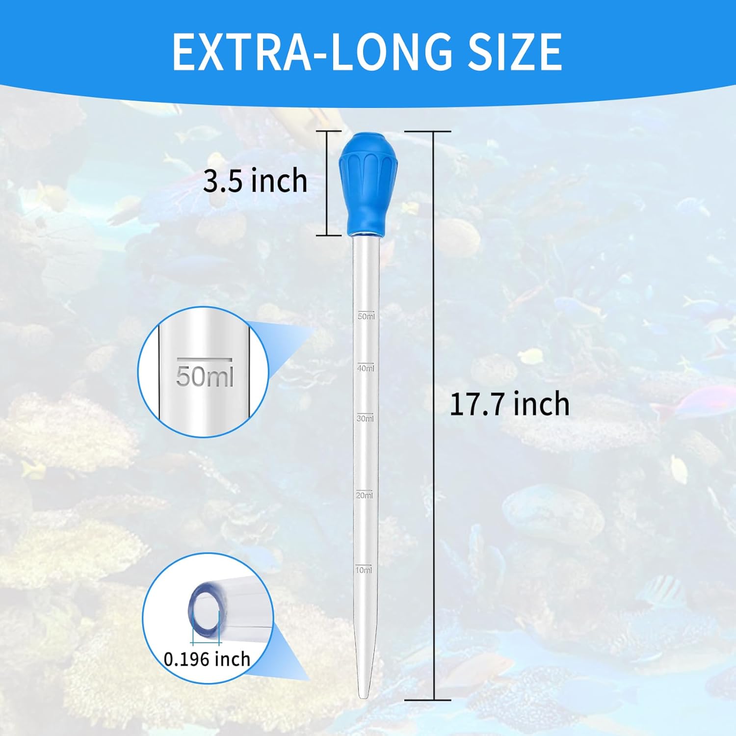 어항용 긴 피펫, 산호 먹이 공급기, 긴 주사기, 산호 - Aquarium Plant Nutrients 리뷰 및 가격