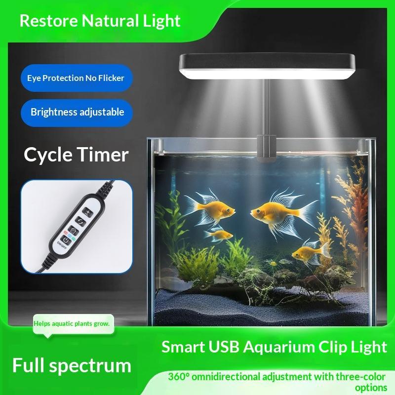 풀 스펙트럼 LED 수족관 조명 360도 조절 가능 타 - Aquarium Planted 리뷰 및 가격