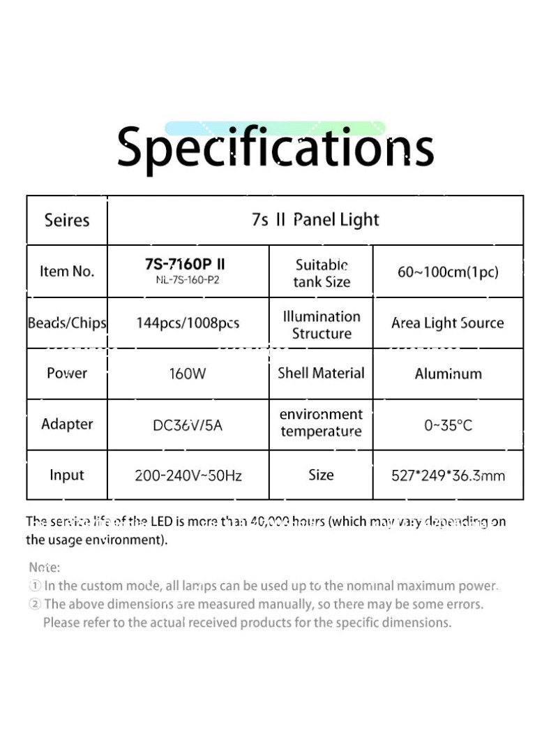 수족관 LED 조명 160W RGB 풀 스펙트럼 WIF - Aquarium Planted 리뷰 및 가격