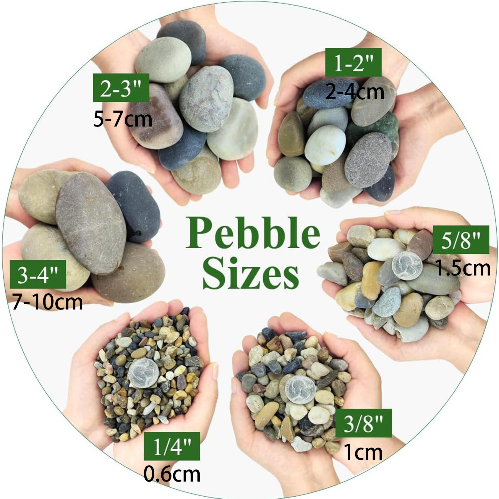 천연 강돌, 1/4인치 수족관 자갈 식물용 작은 돌,  - Planted Aquarium With Gravel 리뷰 및 가격